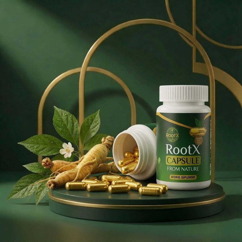 RootX Men’s Capsules Herbal Formula for Energy, Power & Confidence